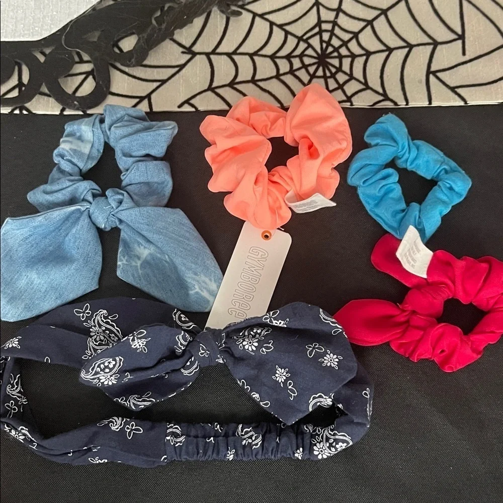 Gymboree Hair Accessories Set - Blue, Pink, Orange